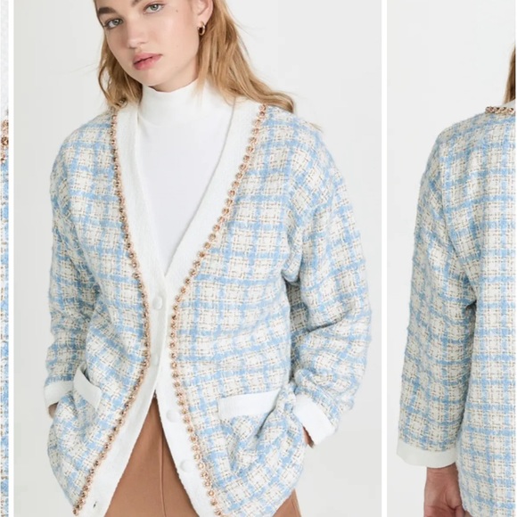 Sister Jane Milky Way Tweed Cardi - Picture 3 of 5